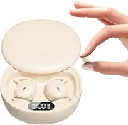 Wireless Sleeping Earbuds, Compact Design for Side Sleepers, Bluetooth 5.46 Noise-Canceling Sleep Headphones for Sleeping, Mini Gaming Earphone (Skin)