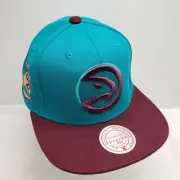 Atlanta Hawks NBA Mitchell & Ness Silver 25th Season Snapback Hat Cap OSFM