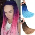 Braids Hair Ombre Braiding Hair Synthetic Dreadlocks Senegalese Twist Hair