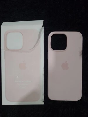 Apple Silicone Case with MagSafe for iPhone 14 Pro Max - Chalk Pink