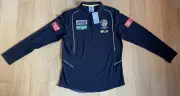 BLK 2014 Richmond Tigers AFL On Field Long Sleeve Media Polo - Size Medium