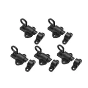 5PCS Aluminum Alloy Spring Bolt Self-Closing Sliding Door Window Lock Buckle Set