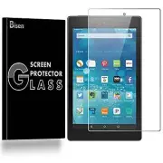 Amazon Fire 7 (5th Gen) [BISEN] Tempered Glass Screen Protector Guard Shield