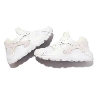 Nike 休閒鞋 Huarache Run GS 大童 女鞋 白 米白 武士鞋 經典 襪套式 654275-110 [ACS 跨運動]