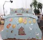 A Bear Balloon 3D Printing Duvet Quilt Doona Covers Pillow Case Bedding Sets