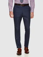 Hopkins Wool Check Suit Trousers
