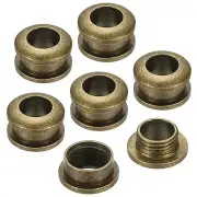 5mm(1/5 Inch) Brass Hole Eyelets, 6 Pcs Arc Surface Grommets, Bronze
