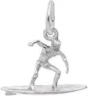 Sterling Silver Surfer Charm by Rembrandt