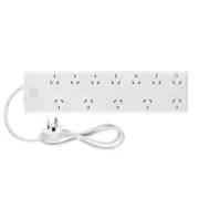 ARLEC 12 Outlet Powerboard with Surge Protection Safety Overload