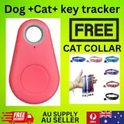 GPS Trackers Alarm Key Finder Cat Locator Smart Tag Bluetooth +Free cat collar