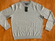 Nordstrom 100% Merino wool Sweater/pullover Grey Size XL