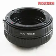 Nikon F mount G lens to Sony E mount macro helicoid adapter NEX A6600 A7 A7R IV