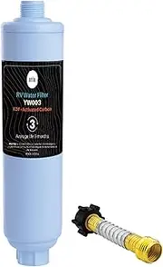 Inline Water Filter - RV Caravan Hose - Activated Carbon KDF Cartridge - YW003