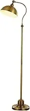 Standing Lamp Antique Brass Floor Lamp Industrial Standing Lamp Metal Shade Adjustable Reading Lamp for Living Room Bedroom Study Room Office Hotel Bedroom Lamp