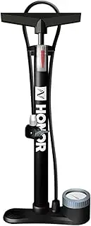 Bicycle Floor Pump 160PSI Bike Air Pump with Gauge Presta & Schrader Valves Tire Tube Inflator with Multifunction Ball Needle Bike Tire Pump Cycling Air Inflator