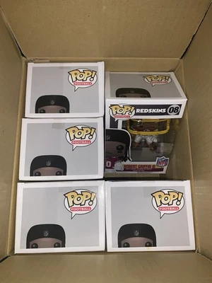 Funko Pop! Robert Griffin III #8 Redskins Vaulted/Rare NFL Commanders Case of 5