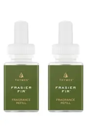 PURA x Thymes 2-Pack Diffuser Fragrance Refills in Green at Nordstrom One Size