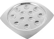 NAMOARLY Escargot Plate Tray Large Snail Dish Tray Compartments Stainless Steel Serving Plate for Escargot Snails Shrimp