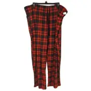 Jammies for Families Black/Red Plaid Pants, NWT, 3XB
