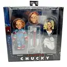 NECA Bride Of Chucky Clothed Chucky And Tiffany 2 Pack Action Figures New Sale