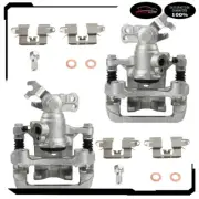 For 2010-2012 Ford Fusion SEL 2.5L Rear LR Brake Calipers With Bracket Pair (for: Ford)