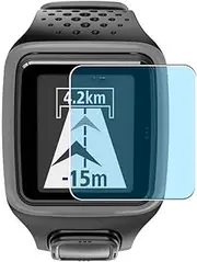 [Puccy] 3 Pack Anti Blue Light Screen Protector Film, compatible with TomTom Runner TPU Guard （ Not Tempered Glass Protectors ）
