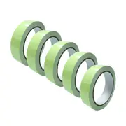 Dolphy Pack of 5 Glow in the Dark Floor Marking Tape - 2 Inch x 16.4 Ft (50mm x 5m) Each, Waterproof Vinyl Safety Tape for Indoor & Outdoor Use - High Visibility Hazard & Pathway Tape