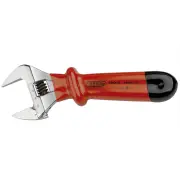 Irega INS-08-SWO - Adjustable Wrench 200mm Insulated Super Wide