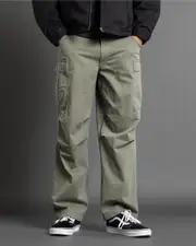 [Silent Theory] Silent Theory Men's Cargo Pants in Khaki Green Size 30 30 Khaki Green