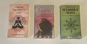 LOT OF 3 YOGA CHAKRAS ANIMAL & MAYAN ORACLE ORÁCULOS TAROT SEALED CARDS DECKS