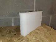 1 1/4" DELRIN NATURAL ACETAL 5" X 9 1/2" CNC PLASTIC (X)