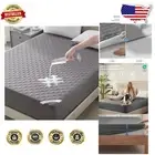 Deep Pocket King Size Mattress Protector with Soft Microfiber & Waterproof Layer