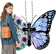 Butterfly Sun Catcher for Window,Butterfly Decorations Wall | Glitter 2D Rainbow Maker Window Decoration for Backpacks, Door Handles, Holiday Trees