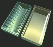 3DP Black Storage Box Holds 10x 1oz Silver 39mm Coins In Direct fit Capsules