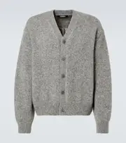 [Jacquemus] Jacquemus Jacquemus alpaca-blend cardigan AU 87 grey