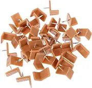 40Pcs Shape Drawer Stoppers Easy to Install Plastic Tack in Glides for Smooth Sliding Home Furniture Repair for Cabinets