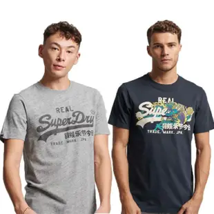 【Superdry】男裝 短袖T恤 經典Logo設計款(多款可選)