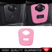 Fit For Mini Cooper F55 F56 F57 Pink Suede Console Cigarette Lighter Panel Trim (for: Mini)