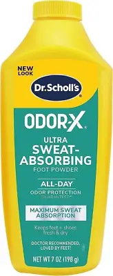 Dr. Scholl'S Odor-X Sweat Absorbing Foot Powder Style Name:Sweat Absorbing Fo...