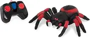 Terra by Battat - RC Spider: Tarantula - Red Infrared Remote Control Spider with Creepy Led Eyes for Kids Aged 6+, Multi