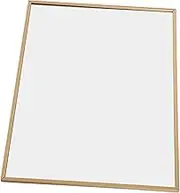 Zerodeko Shoe Store Entryway Mirror Dressing Table Makeup Dressing Room Rectangle Glass Mini Home Salons Aluminum Alloy Frame Easy to Install