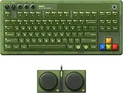8BitDo Retro 87 Mechanical Keyboard with RGB Backlight, Bluetooth/2.4G/USB-C Hot Swappable Wireless Gaming Keyboard for Windows and Android - Xbox Edition (Officially Licensed)