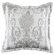 Bianca Olivia Grey Square 43x43cm Sofa Cushion/Throw Pillow