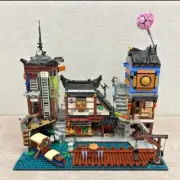 Modular Ninja City Docks – 3553 Pcs Asian Brick Building Set for Adults Gift