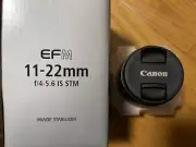 CANON Camera Lens EF-M 11-22mm F4-5.6 IS STM EF-M11-22ISSTM for EOS M JP