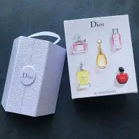 在飛比找Yahoo!奇摩拍賣優惠-法國Dior迪奧香水五件套裝真我花漾甜心茉莉女士Q版禮盒情人