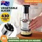 Onion Cutter Vegetable Garlic Pressing Stainless Chopper Slicer Kitchen NEW