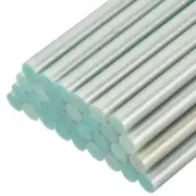 30pcs Mini Hot Glue Gun Sticks 4" x 0.43" for Glue Gun Metallic Green
