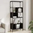 Bookcase 5-Tier Bookshelf Storage Rack Living Room Engineered Wood vidaXL