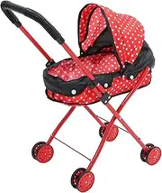 Baby Doll Stroller Simulation Pram Role Play and Girls' Stroller Toy Doll House Dec